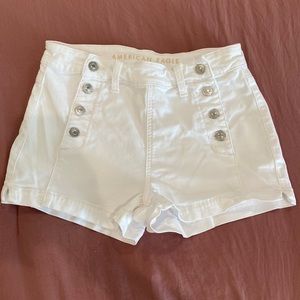 American Eagle size 8 white shorts